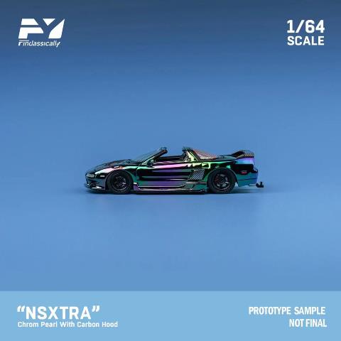 FY64018 Finclassically 1:64 NSX TRA Colorful chrome Deluxe version