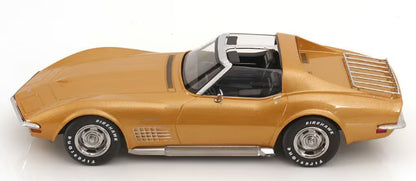 KKDC181225 KK scale 1:18 Chevrolet Corvette C3 1972 Gold Metallic