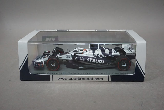 1:43 SPARK S8527 Alfatauri AT03 Bahrain GP 2022 #22 Yuki Tsunoda