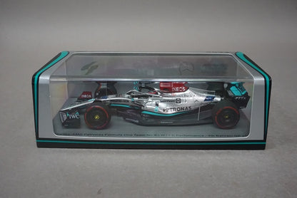 1:43 SPARK S8516 Mercedes AMG PETRONAS F1 W13 E Performance Bahrain GP 2022 #63 George Russell