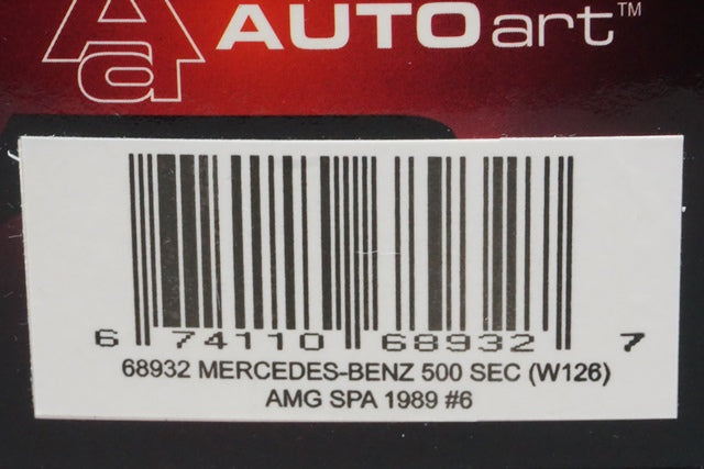 1:43 AUTOart 68932 Mercedes Benz 500SEC AMG SPA 1989 #6