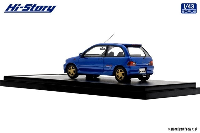 HS463SP Hi-story 1:43 Subaru VIVIO RX-R 4WD 1993 Customized Metallic Blue