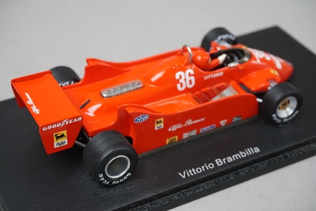 1:43 SPARK S3875 Alfa Romeo 179 Canadian GP 1979 #36 Vittorio Brambilla model car