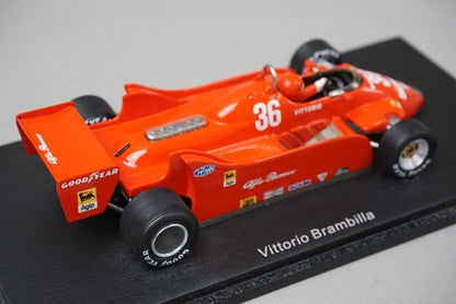 1:43 SPARK S3875 Alfa Romeo 179 Canadian GP 1979 #36 Vittorio Brambilla model car