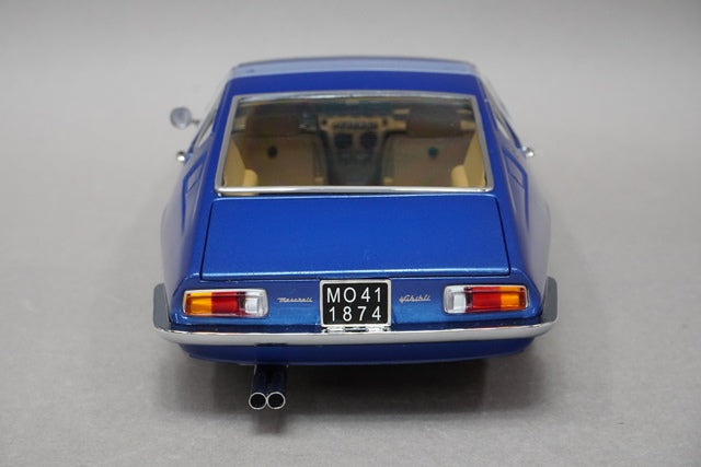 1:18 MINICHAMPS 100123320 Maserati Ghibli Cooper 1969 Blue Metallic