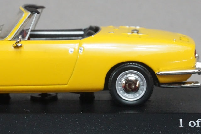 1:43 MINICHAMPS 400121232 Fiat 850 Sport Spyder 1968 Yellow