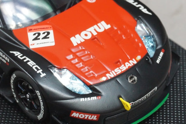 1:43 EBBRO 43793 Nissan MOTUL AUTECH Z Super GT Test Car 2006 #22