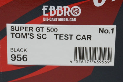 1:43 EBBRO 43956 Lexus TOM'S SC Super GT500 Test Car 2007 #1