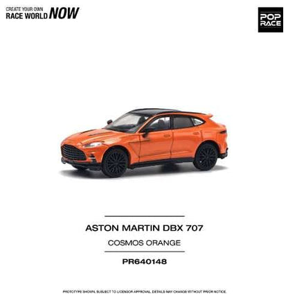[ Pre-order ] PR640148 POP RACE 1:64 ASTON MARTIN DBX 707 COSMOS ORANGE