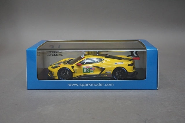 1:43 SPARK S8259 Chevrolet Corvette C8.R LMGTE Pro class 24h LM 2nd 2021 #63