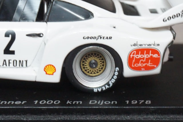 1:43 SPARK SF032 Porsche 935 1000km Dijon Winner 1978 #2