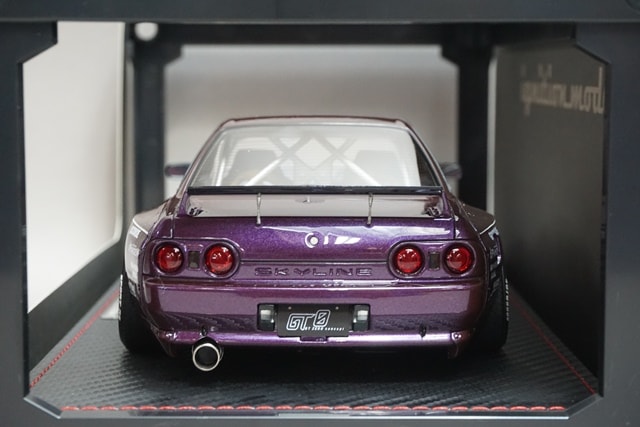 1:18 ignition model IG1275 Nissan PANDEM GT-R (BNR32) Midnight Purple