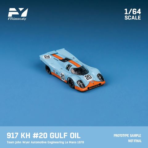 [ Pre-order ] FY64037 Finclassically 1:64 Porsche 917K Gulf #20