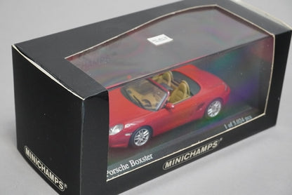 1:43 MINICHAMPS 400062031 Porsche Boxster 2002 Red Metallic