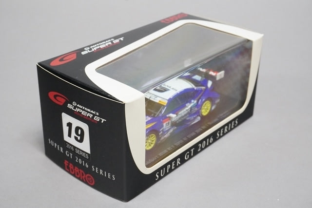 1:43 EBBRO 45389 Lexus Super GT GT500 2016 Rd.2 Okayama WedsSport ADVAN RC F #19