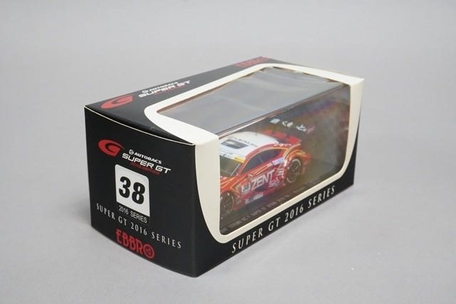 1:43 EBBRO 45386 Lexus SUPER GT GT500 2016 Rd.1 Okayama ZENT CERUMO RC F #38