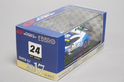 1:43 EBBRO 45513 Nissan Super GT GT500 2017 Forum Engineering ADVAN GT-R #24