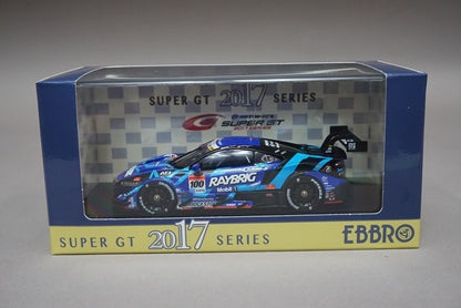 1:43 EBBRO 45515 Honda RAYBRIG NSX-GT Super GT GT500 2017 #100