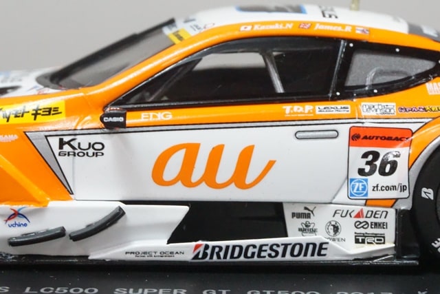 1:43 EBBRO 45519 Lexus au TOM'S LC500 Super GT GT500 2017 #36