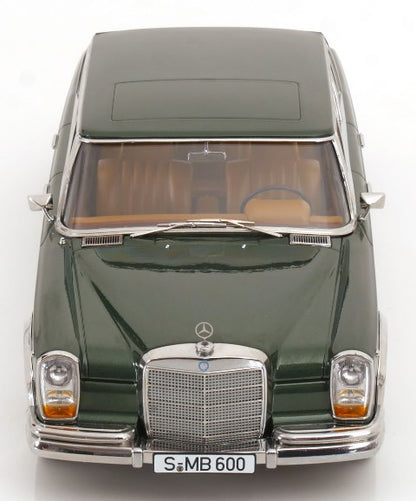 KKDC180605 KK scale 1:18 Mercedes 600 SWB W100 1963 Green Metallic