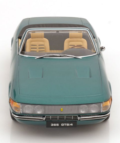 KKDC180613 KK scale 1:18 Ferrari 365 GTS Daytona Cabrio 1st Series 1969 Green Metallic