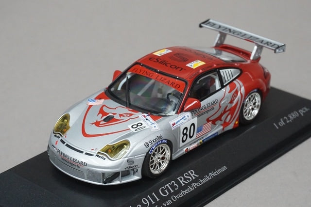 1:43 MINICHAMPS 400056480 Porsche 911 GT3 RSR 24h LM 2005 #80