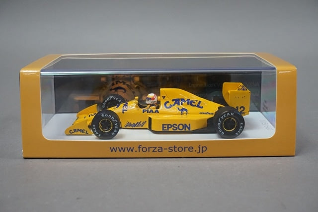 1:43 SPARK TR019 Lotus Judd 101 Brazilian GP 1989 #12 Satoru Nakajima CAMEL Forza