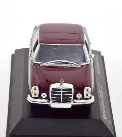 943 039103 MINICHAMPS 1:43 Mercedes 300 SEL 6.3 W109 1968 darkred