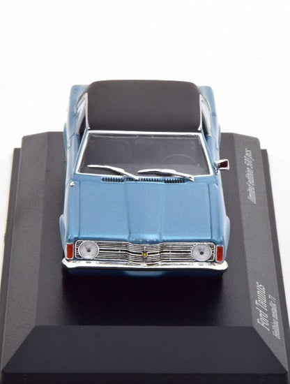 943 081303 MINICHAMPS 1:43 Ford Taunus 1970 bluemetallic/matt.black