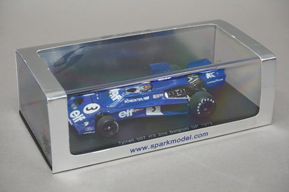 1:43 SPARK S1645 Tyrrell 007 Belgian GP 1975 Jody Scheckter #3