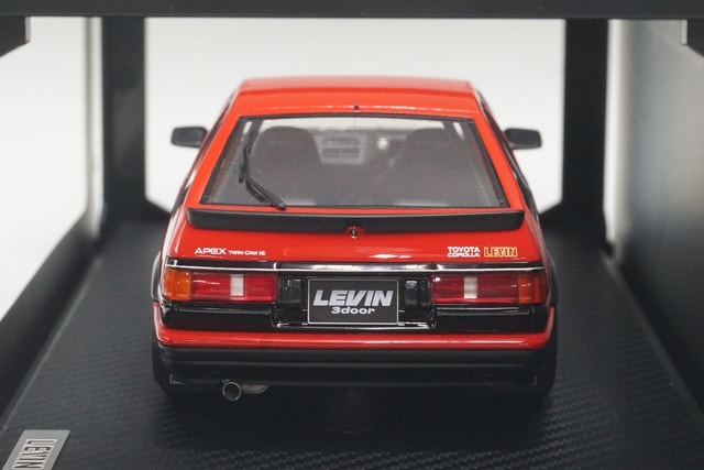 1:18 ignition model IG0545 Toyota Corolla Levin (AE86) 3door GT Apex Red/Black