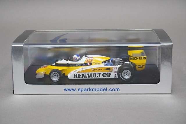 1:43 SPARK S3851 Renault RE20B Argentine GP 3rd 1981 #15