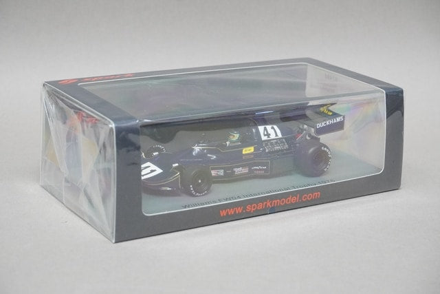 1:43 SPARK S7494 Williams FW04 B.McGuire International Trophy 1976 #41