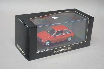 1:43 MINICHAMPS 400163501 Mitsubishi Colt 1978 Red