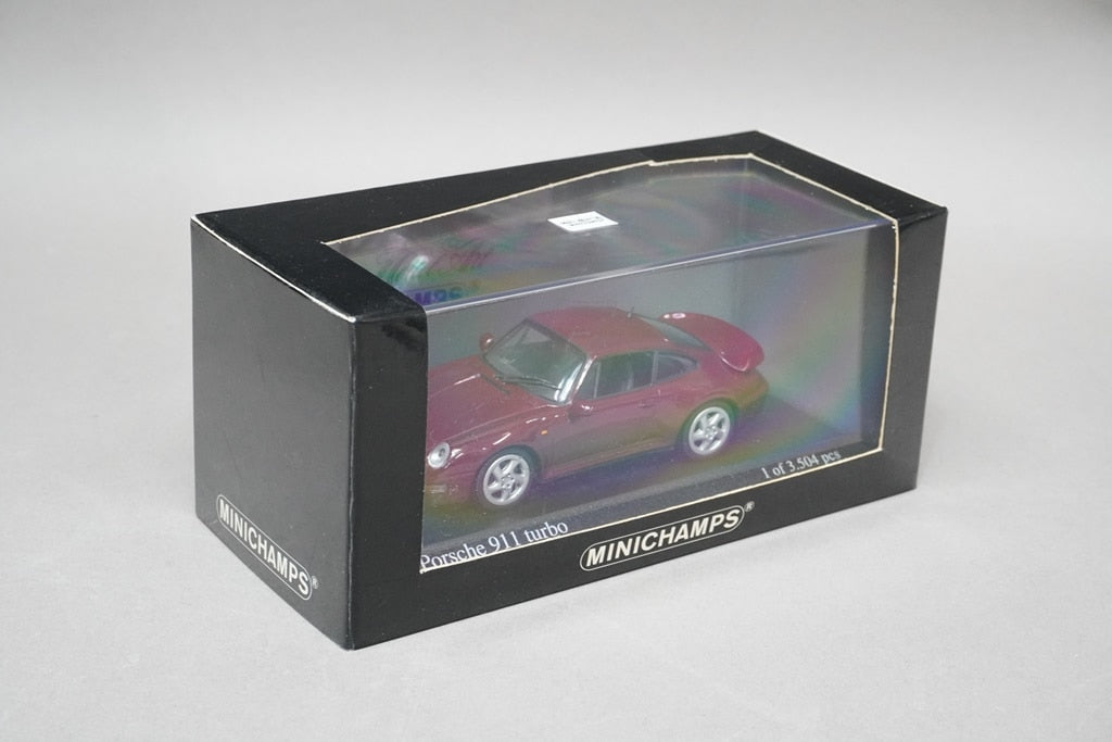 1:43 MINICHAMPS 430069208 Porsche 911 (993) Turbo 1995 Red Metallic