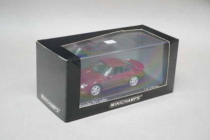 1:43 MINICHAMPS 430069208 Porsche 911 (993) Turbo 1995 Red Metallic