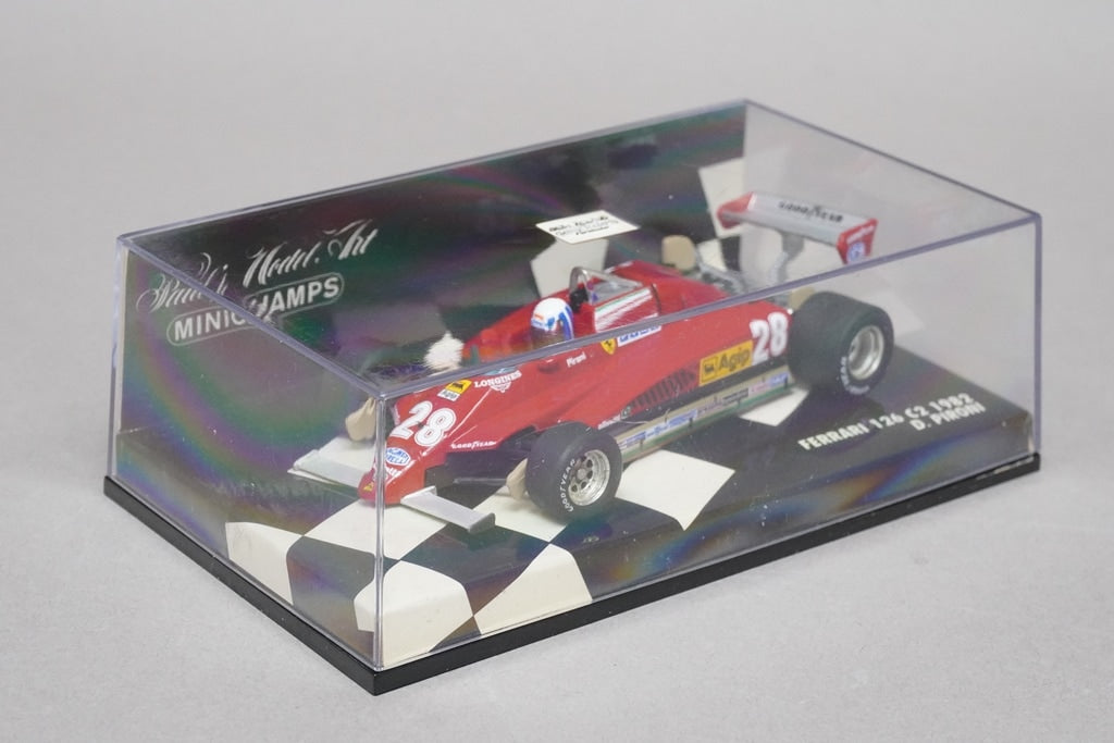 1:43 MINICHAMPS 430820028 Ferrari 126C2 1982 Didier Pironi #28