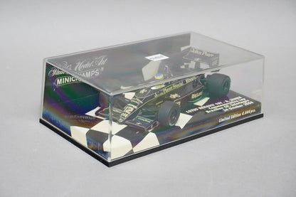 1:43 MINICHAMPS 400045412 Lotus Renault 98T Brazil 2004 A.Senna Memorial Run #12