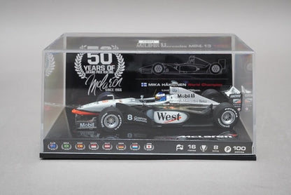 1:43 MINICHAMPS MC-ES-1622-11 Eurosport Custom McLaren Mercedes MP4-13 World Champion 1998 #8 M. Hakkinen McLaren 50th Anniversary