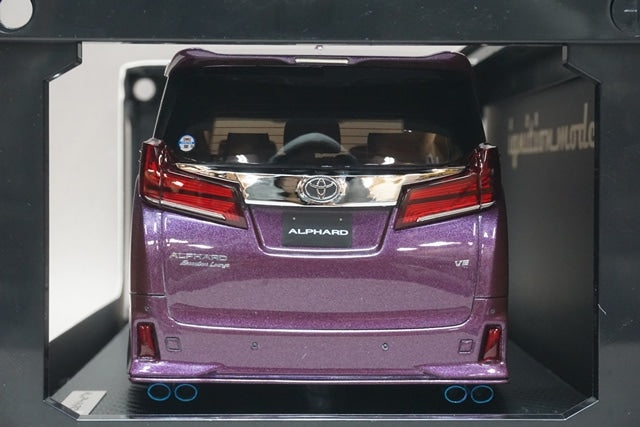 1:18 ignition model IG2795 Toyota Alphard (H30W) Executive Lounge S Purple Metallic