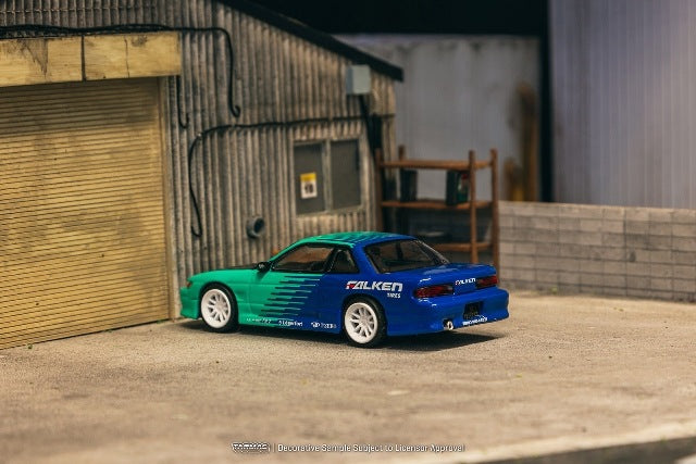 T64G-025-FA Tarmac Works 1:64 Nissan VERTEX Nissan Silvia S13 Falken model car
