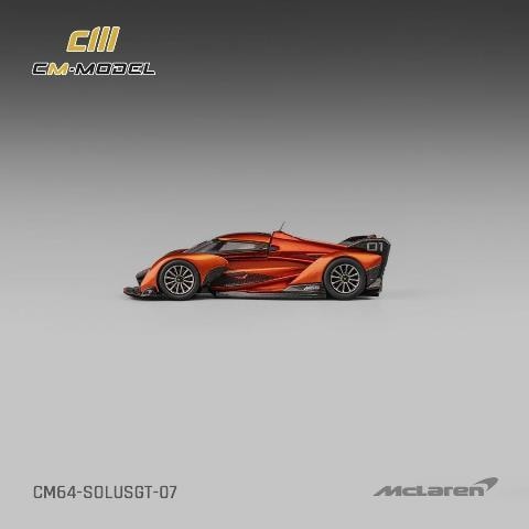 CM64-SOLUSGT-07 CM-Model 1:64 McLaren Solus GT Metallic Orange model car