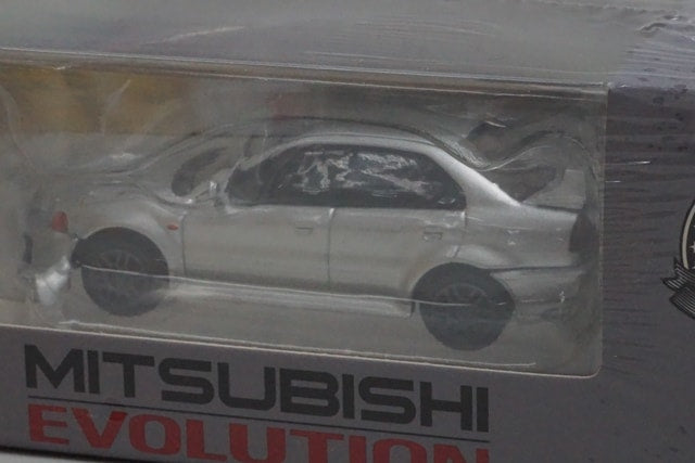 64B0408 BM CREATIONS 1:64 Mitsubishi Lancer Evolution V/VI Silver RHD model car