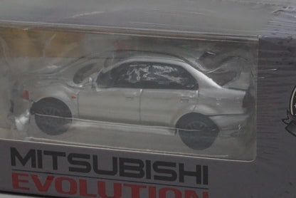 64B0408 BM CREATIONS 1:64 Mitsubishi Lancer Evolution V/VI Silver RHD model car