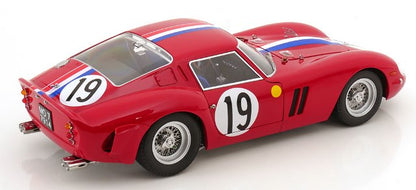 KKDC120125 KK scale 1:12 Ferrari 250 GTO 1962 2nd 24h Le Mans 1962 #19