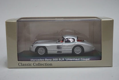 1:43 MINICHAMPS B66040254 Mercedes-Benz Custom 300 SLR UHLENHAUT COUPE Silver