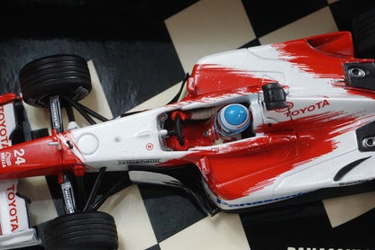 1:43 MINICHAMPS 400020024 Panasonic Toyota Racing TF102 #24 M.Salo model car