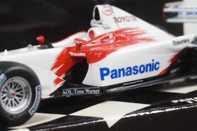 1:43 MINICHAMPS 400030172 Panasonic Toyota Racing F1 Lunch 2003 avex decal