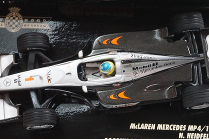 1:43 MINICHAMPS 530994399 McLaren Mercedes MP4/13 GOODWOOD FOS 1999 Heidfeld #33