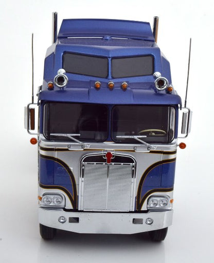RK180144 ROAD KINGS 1:18 Kenworth K100 Aerodyne 1976 bluemetallic/silver